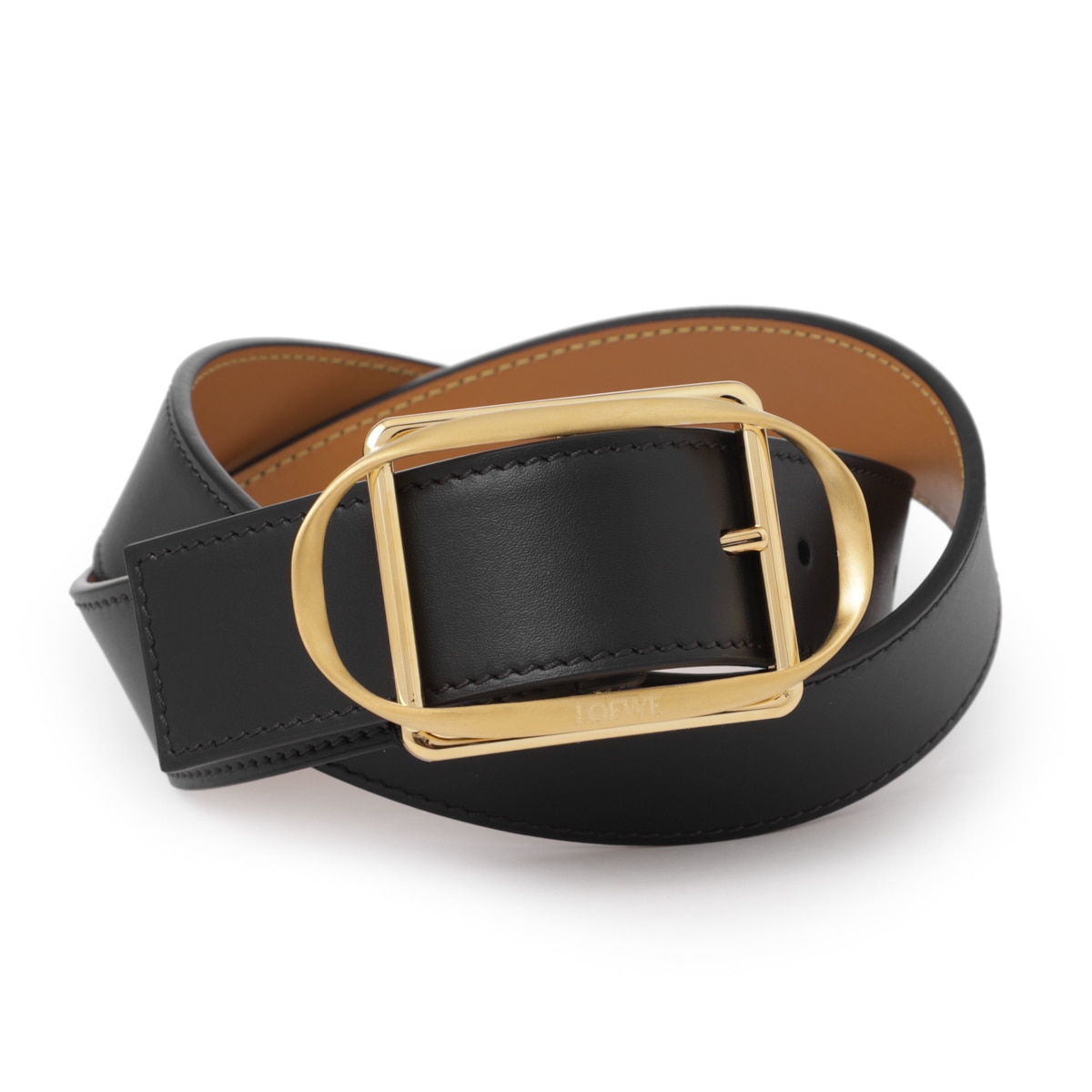 LOEWE ロエベ ベルト/CURVED BUCKLE 3.5 CM BELT レディース