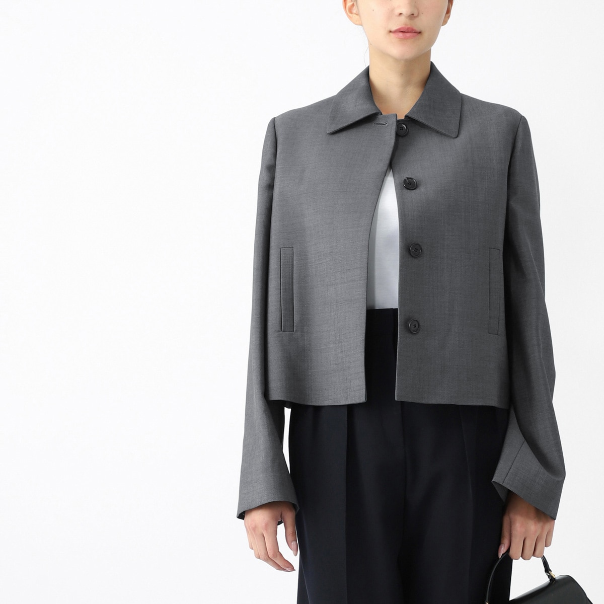 【アウトレット】LOEWE ロエベ ショートジャケット/クロップドジャケット/BUTTON JACKET【大きいサイズあり】 レディース