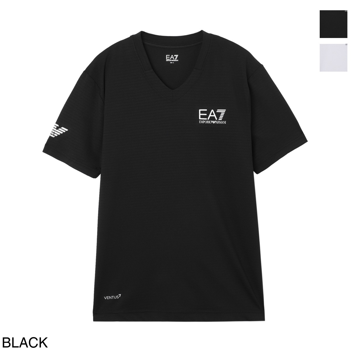 【アウトレット】EA7 EMPORIO ARMANI エンポリオアルマーニ Vネック Tシャツ/TENNIS PRO VENTUS7 メンズ