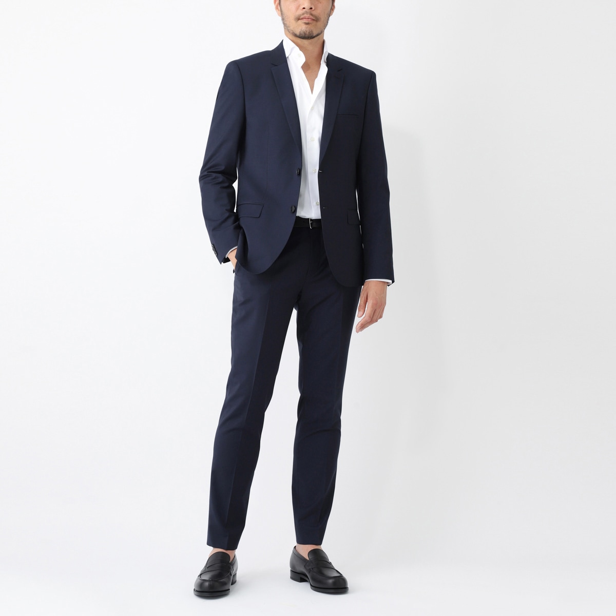 HUGO BOSS スーツ 2XL セットアップ グレー メンズ ビジネス ヒューゴボス メンズ スーツ HUGO BOSS ブランド ビジネス
