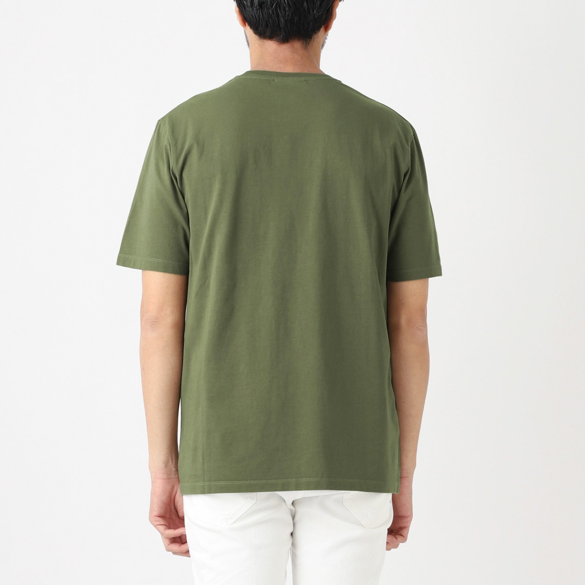『ネコポス対応(1点まで)』MAISON KITSUNE メゾンキツネ クルーネックTシャツ/CHILLAX FOX PATCH REGULAR TEE SHIRT メンズ