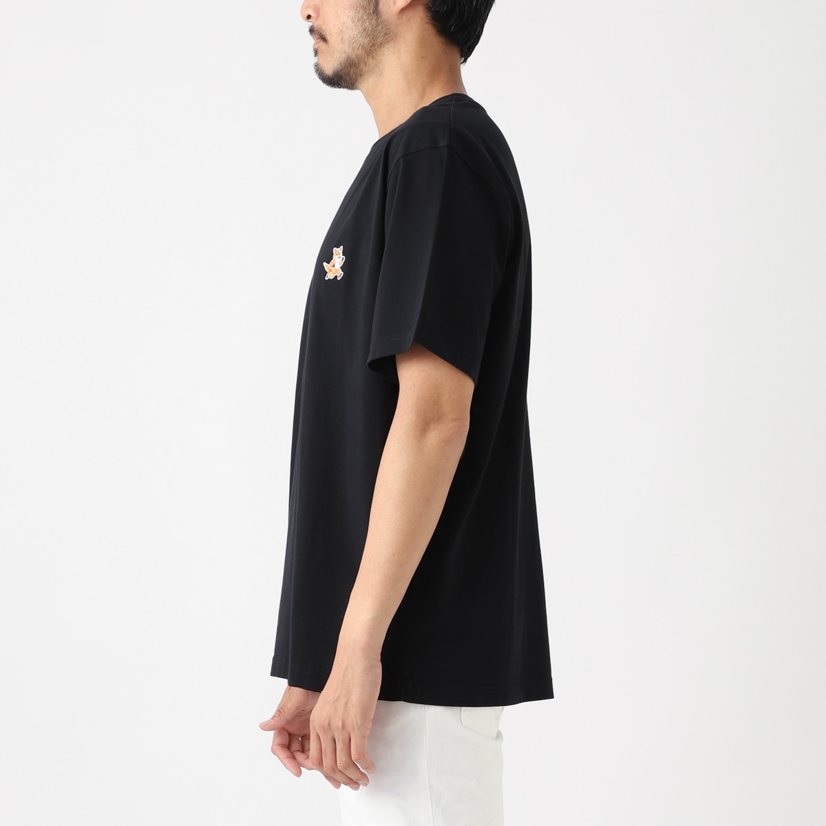 MAISON KITSUNE メゾンキツネ クルーネックTシャツ/SPEEDY FOX PATCH