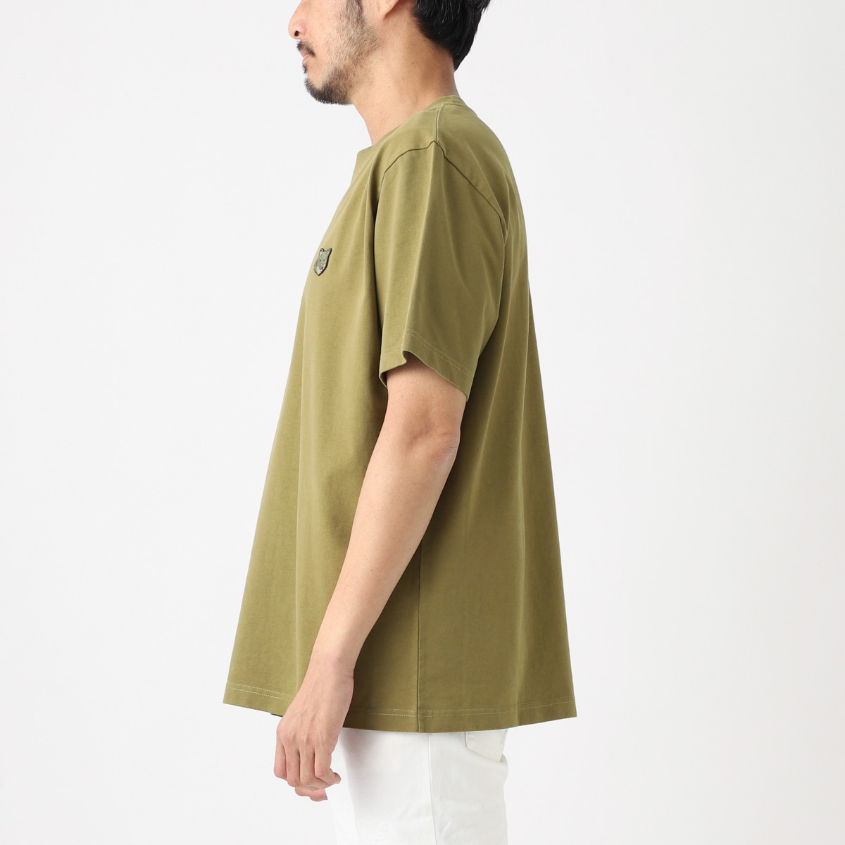 【アウトレット】MAISON KITSUNE メゾンキツネ クルーネックTシャツ/BOLD FOX HEAD PATCH COMFORT TEE SHIRT メンズ