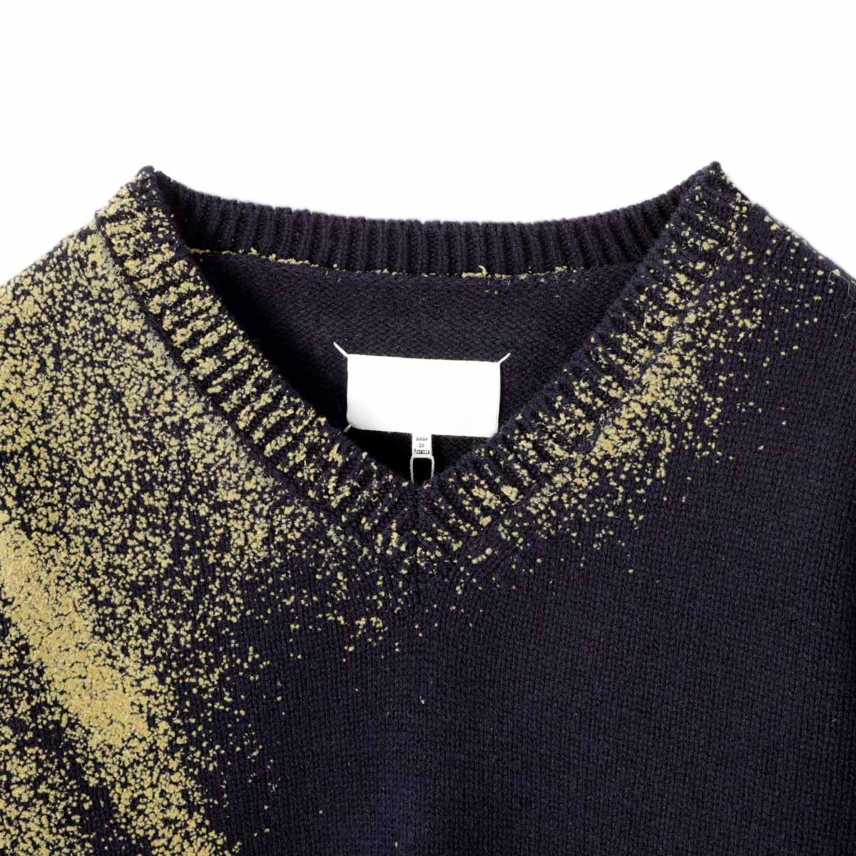 アウトレット】Maison Margiela メゾンマルジェラ Vネック ニット 