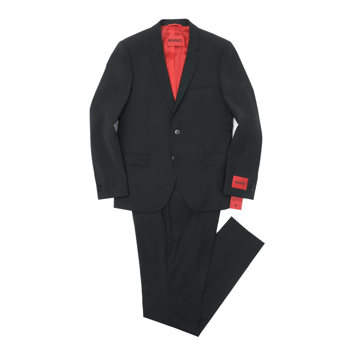 HUGO HUGOBOSS ヒューゴヒューゴボス 2つボタンスーツ/EXTRA SLIMFIT SUIT SUPER FLEX WOOLBLEND【大きいサイズあり】 メンズ