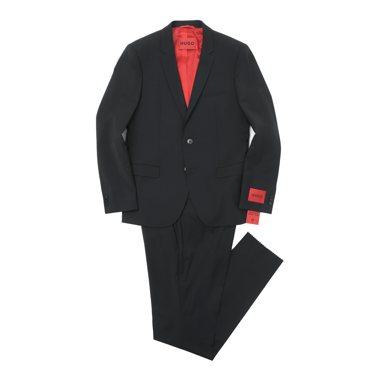 HUGO HUGOBOSS ヒューゴヒューゴボス 2つボタンスーツ/EXTRA SLIMFIT SUIT SUPER FLEX WOOLBLEND【大きいサイズあり】 メンズ