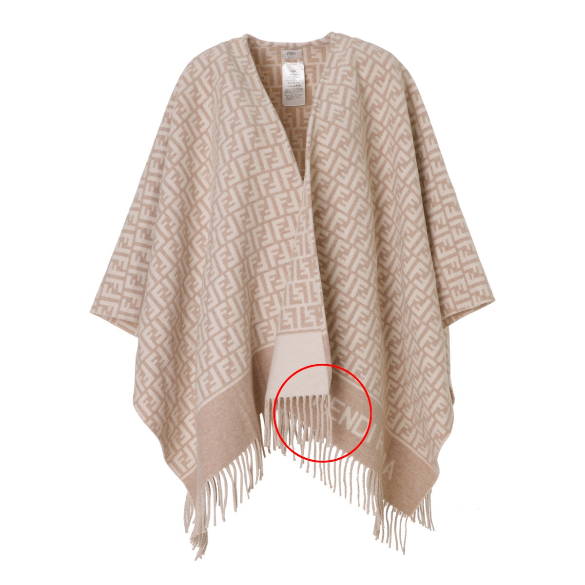 【訳あり】【アウトレット】 FENDI フェンディ ケープ/ポンチョ【返品交換不可】 レディース