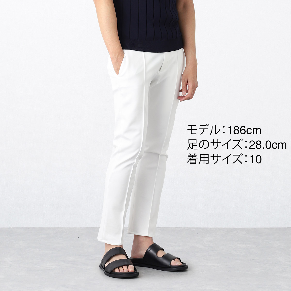 J.M. WESTON ジェイエムウエストン スライドサンダル/DOUBLE V ANATOMIQUE MULE【大きいサイズあり】 メンズ