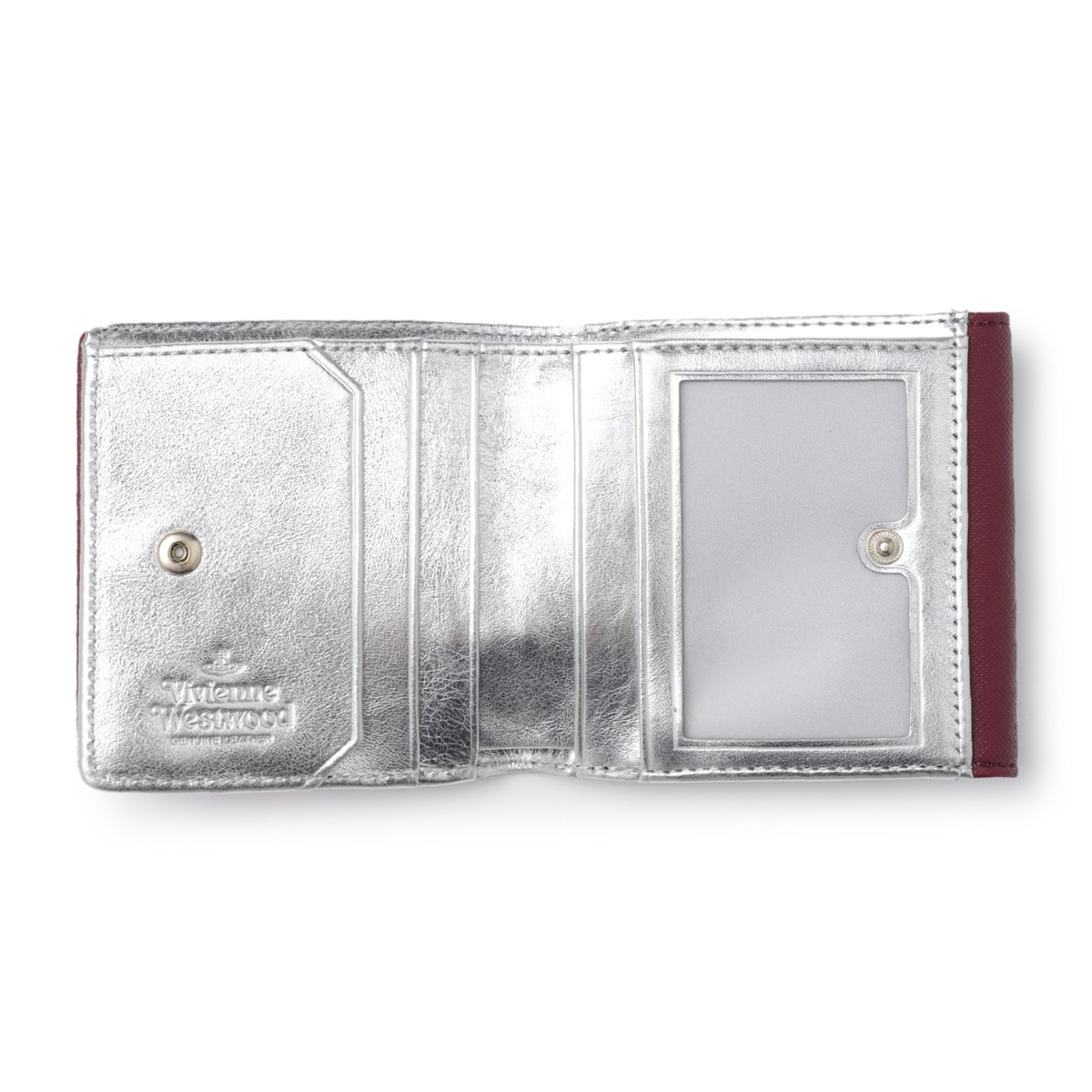 Vivienne Westwood ヴィヴィアンウエストウッド 2つ折り財布 小銭入れ付き/SAFFIANO SMALL WALLET