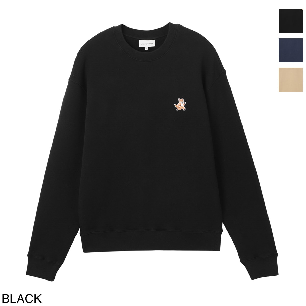 【アウトレット】MAISON KITSUNE メゾンキツネ スウェットシャツ/SPEEDY FOX PATCH COMFORT SWEATSHIRT メンズ