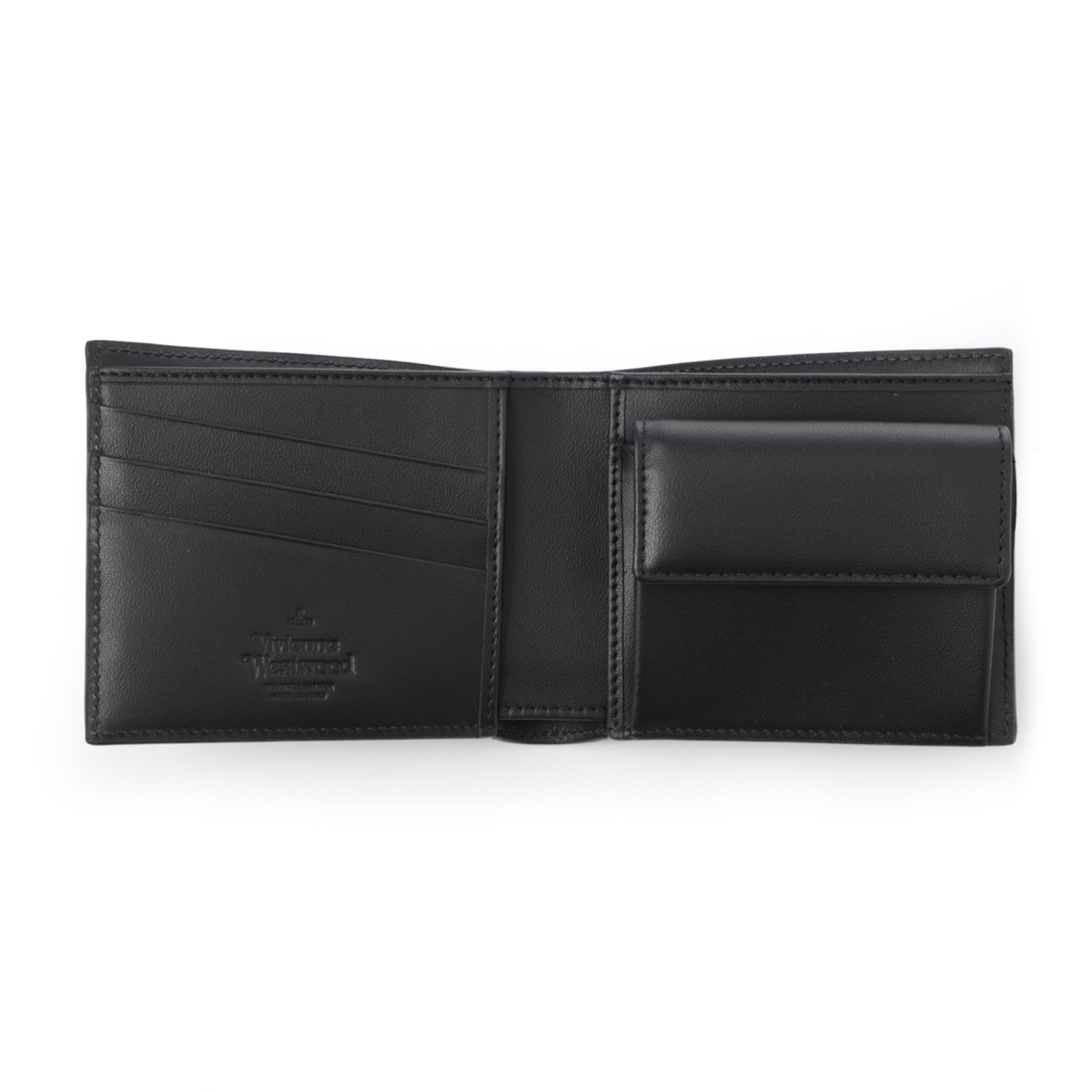 ◆Vivienne Westwood◆MAN SAFFIANO 二つ折り財布 小銭入れ付 Vivienne Westwood ヴィヴィアンウエストウッド 2つ折り財布