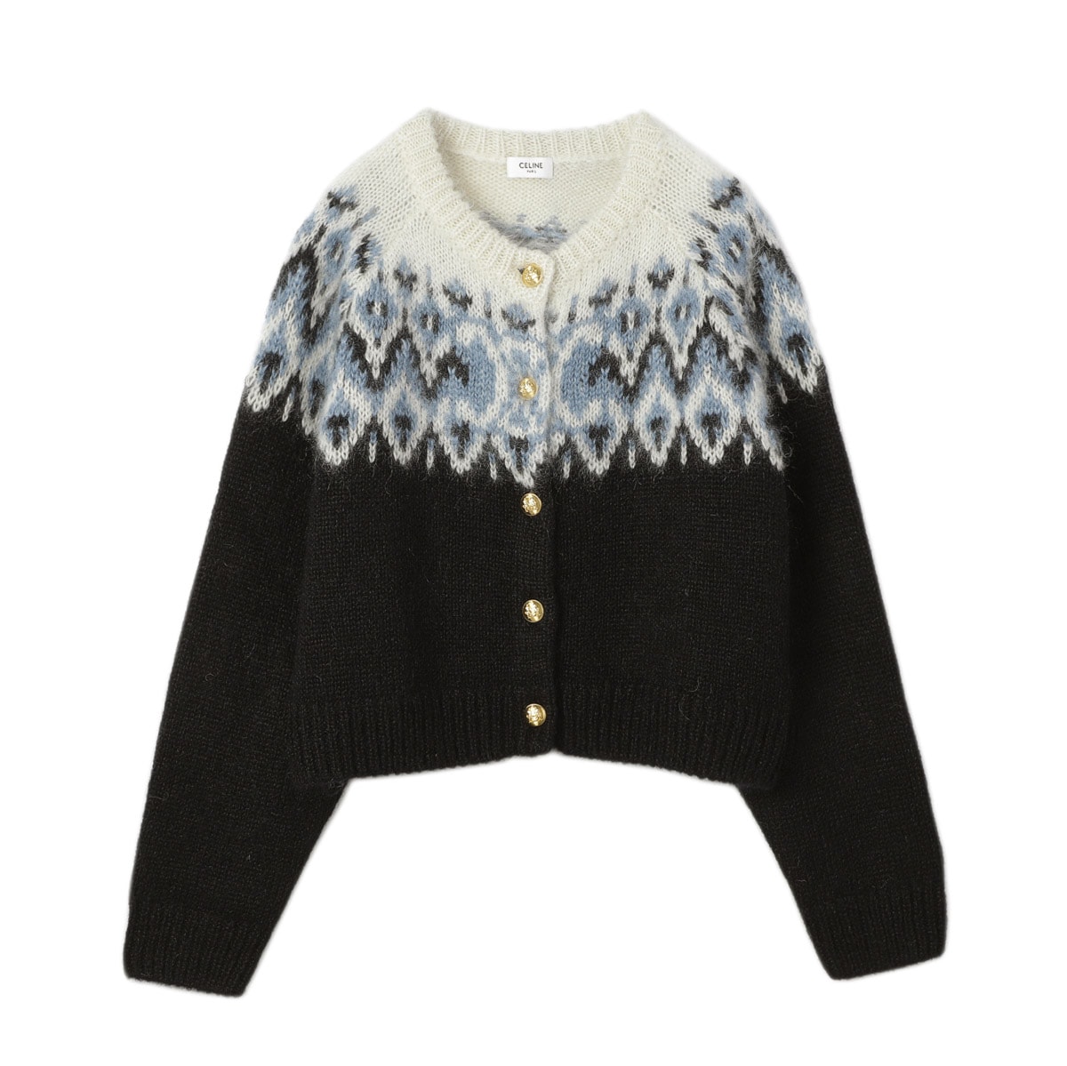 【アウトレット】【ラスト1点】CELINE セリーヌ クルーネック カーディガン/CARDIGAN レディース