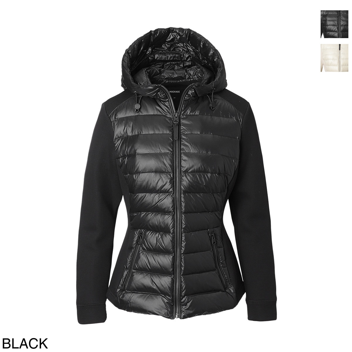 MACKAGE マッカージュ 中綿入りフーデッドブルゾン/DELLA-R レディース