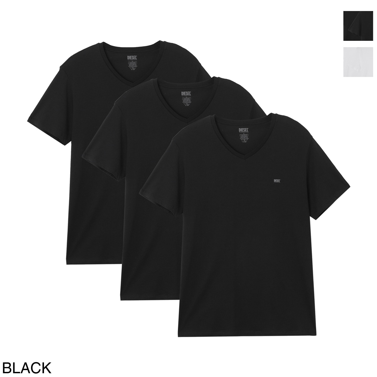 【5千円均一】【アウトレット】DIESEL ディーゼル Vネック Tシャツ 3枚セット/UMTEE-MICHAEL3PACK【返品交換不可】 メンズ