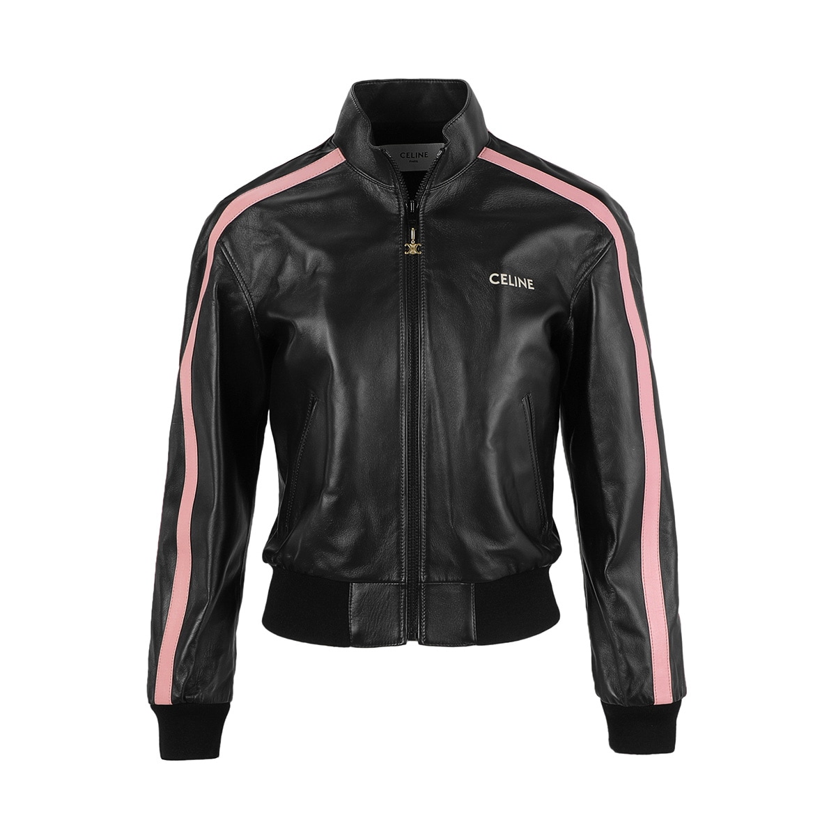 【アウトレット】CELINE セリーヌ レザージャケット/VESTE TRACKSUIT CELINE レディース