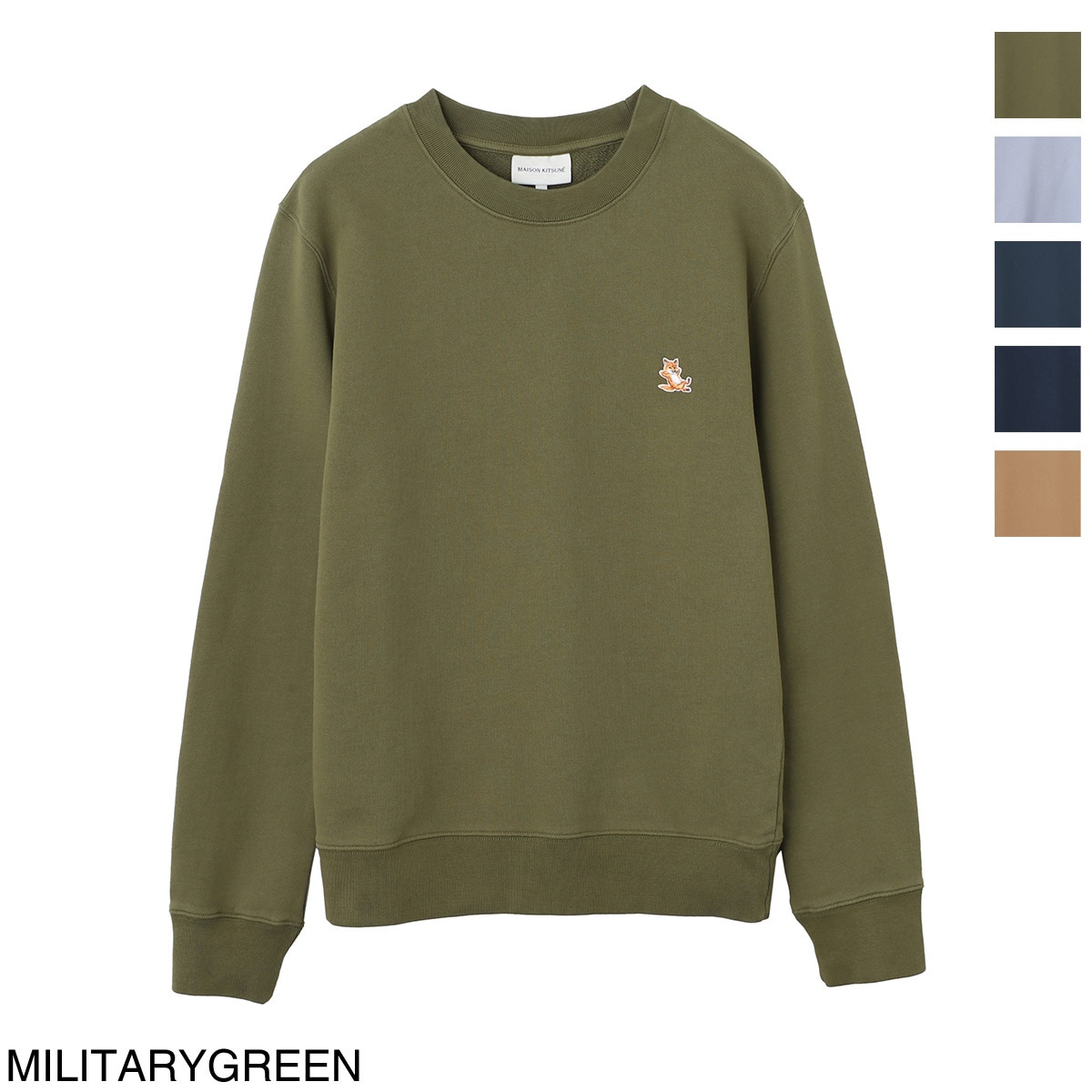 【アウトレット】MAISON KITSUNE メゾンキツネ スウェットシャツ/CHILLAX PATCH REGULAR SWEATSHIRT メンズ