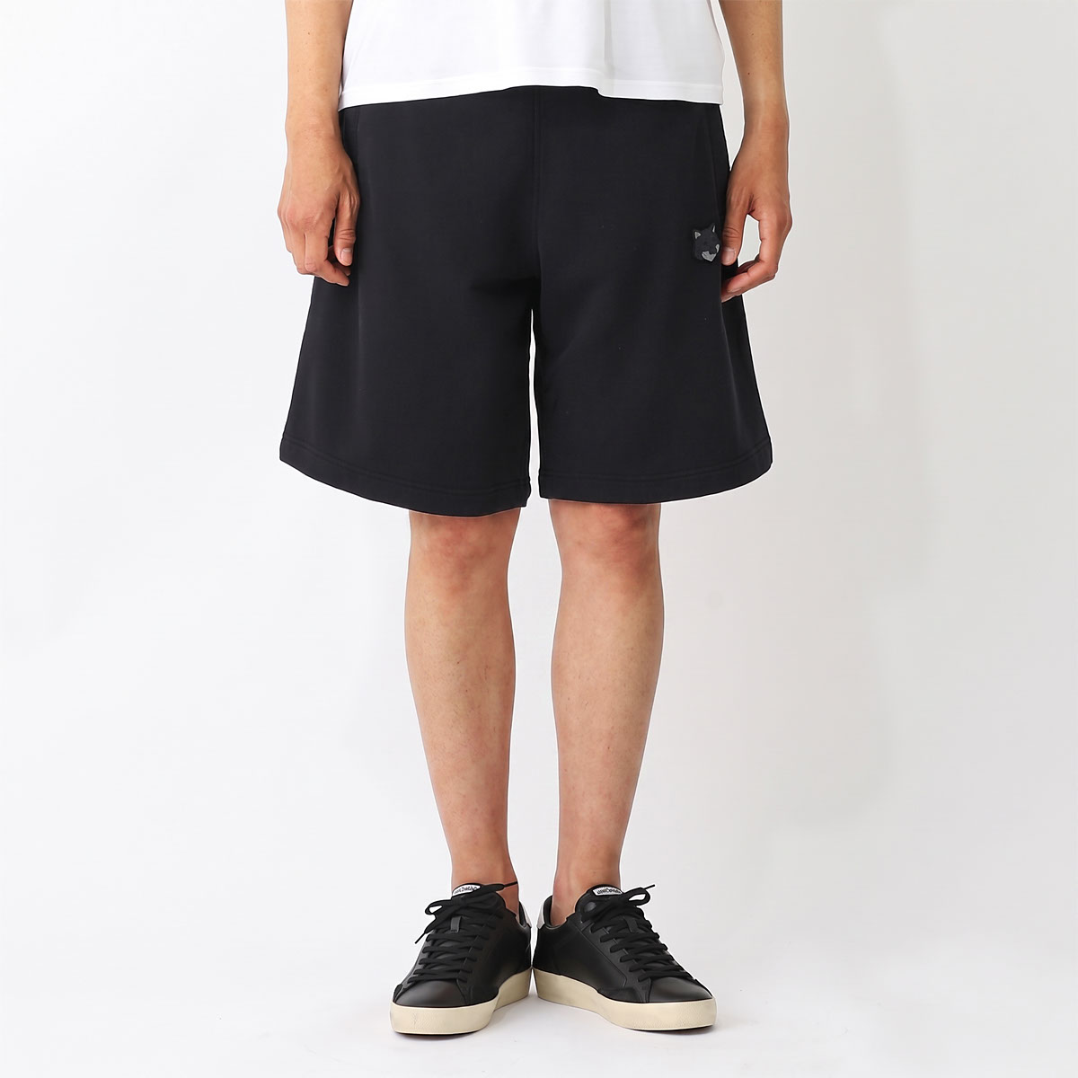 【アウトレット】MAISON KITSUNE メゾンキツネ ショートパンツ/ハーフパンツ/BOLD FOX HEAD PATCH OVERSIZE JOG SHORTS メンズ