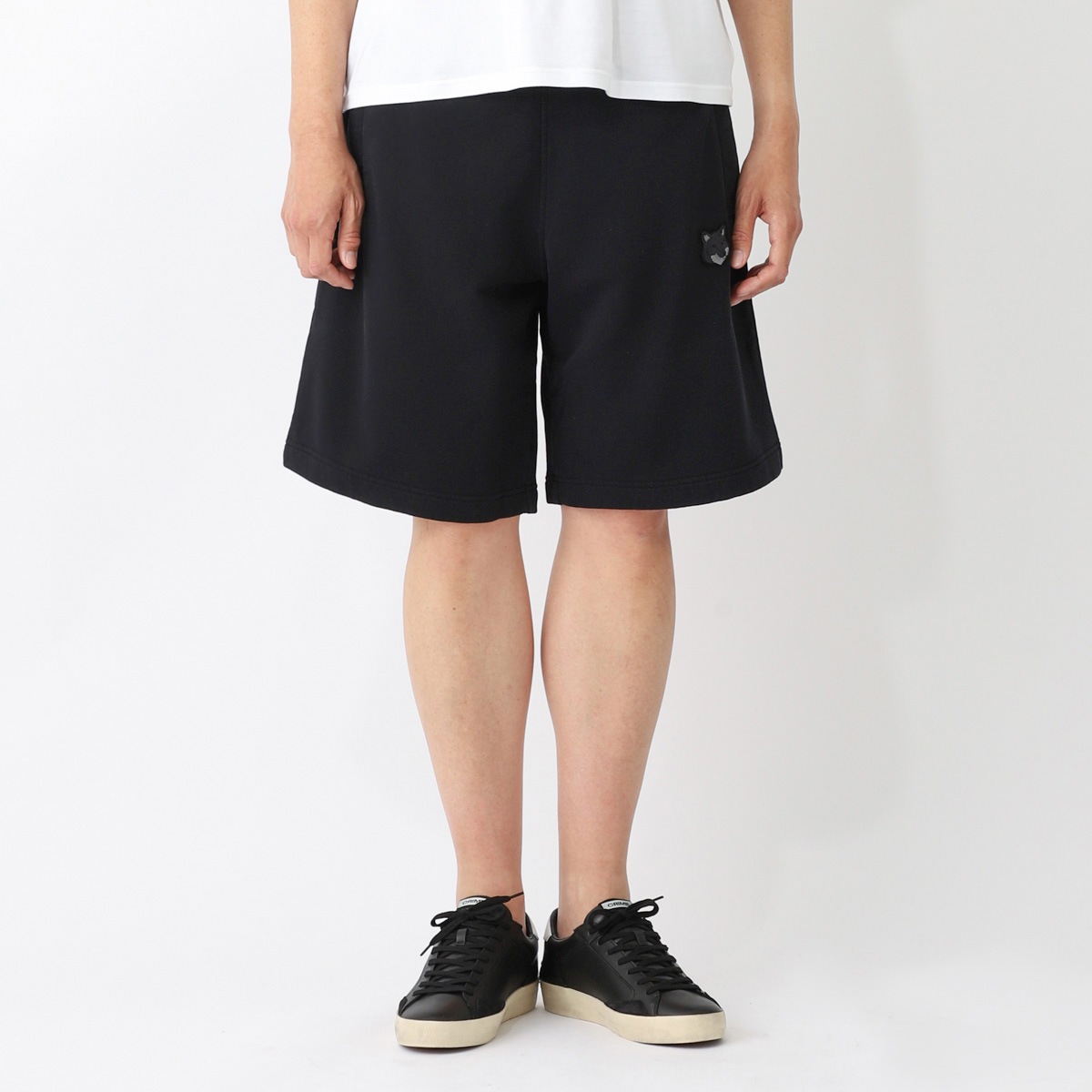MAISON KITSUNE メゾンキツネ ショートパンツ/ハーフパンツ/BOLD FOX HEAD PATCH OVERSIZE JOG SHORTS メンズ