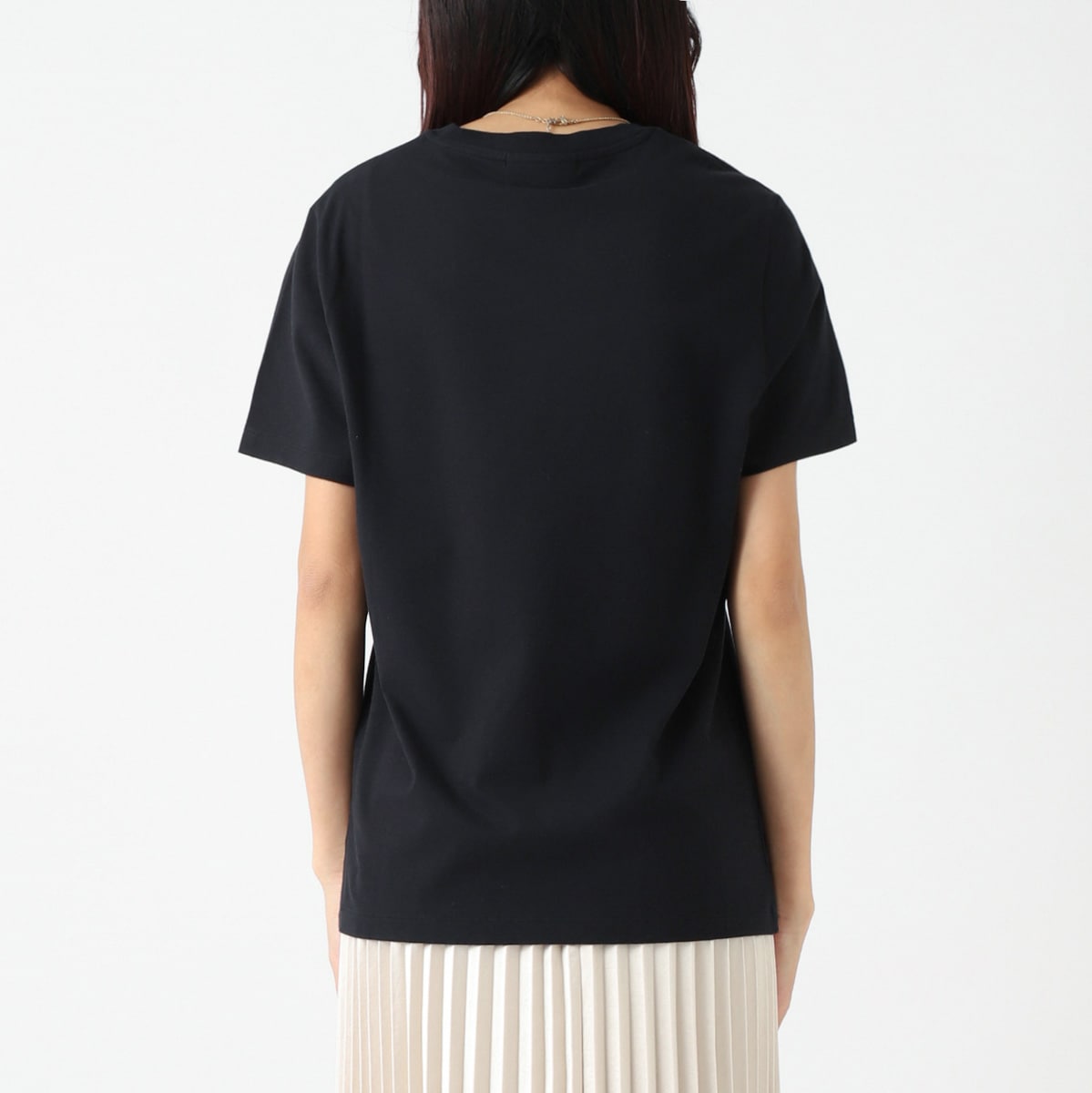 MAISON KITSUNE メゾンキツネ クルーネックTシャツ/BABY FOX PATCH REGULAR TEE SHIRT レディース