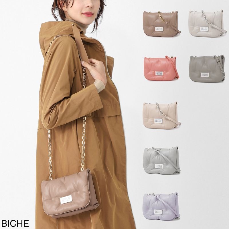【アウトレット】Maison Margiela メゾンマルジェラ ショルダーバッグ/GLAM SLAM FLAP SMALL レディース