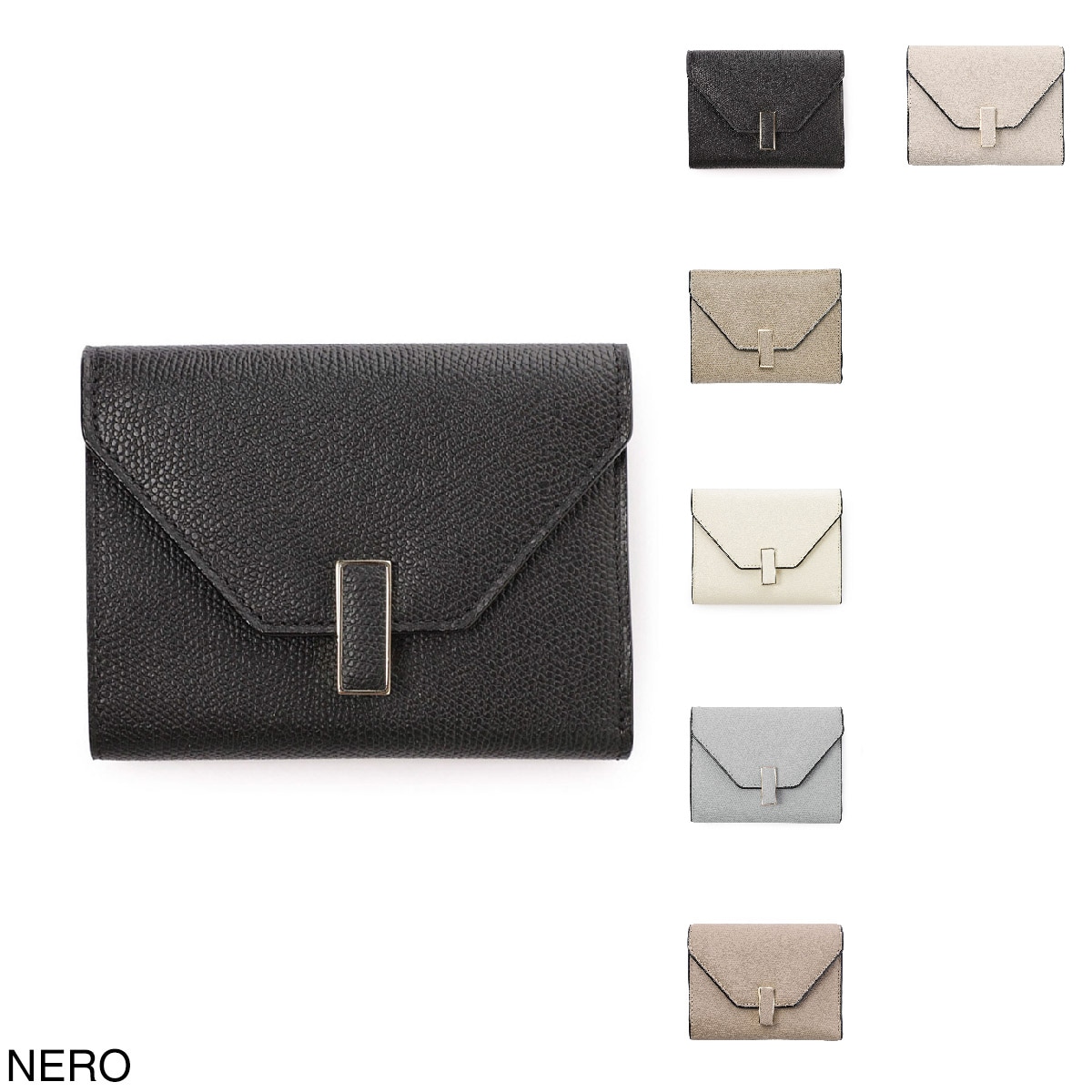 Valextra ヴァレクストラ 3つ折り財布 小銭入れ付き/ISIDE イジィデ