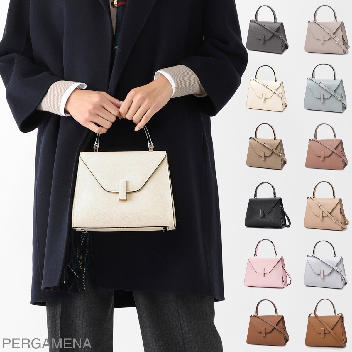 Valextra ヴァレクストラ ハンドバッグ 2WAY/ショルダーバッグ/ISIDE