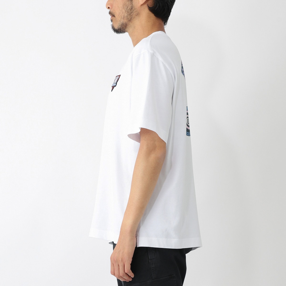 MAISON KITSUNE メゾンキツネ クルーネックTシャツ/SURF COLLAGE