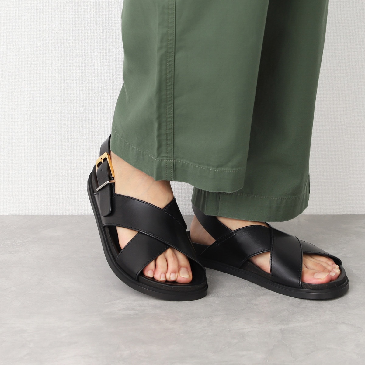 THE ROW サンダル 38 25センチ THE ROW ザ ロウ サンダル/BUCKLE SANDAL【大きいサイズあり