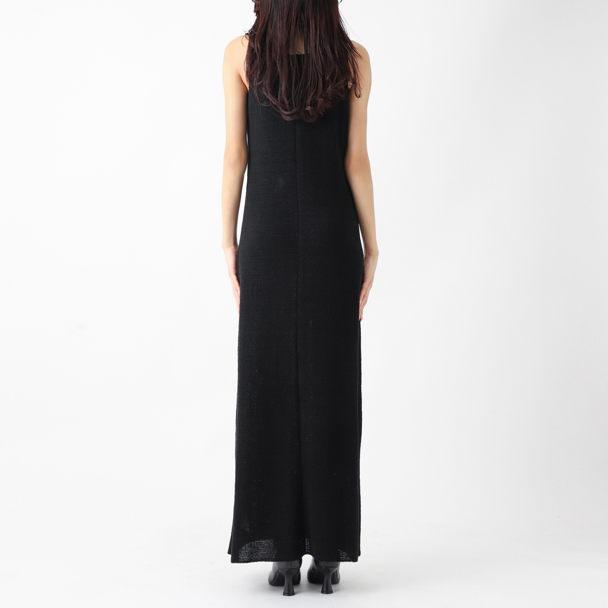 THE ROW Cenoa Dress ブラックキャミワンピース