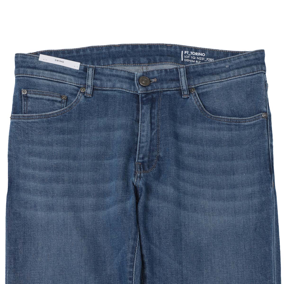 【アウトレット】【ラスト1点】PT TORINO DENIM ピーティートリノデニム ジップフライジーンズ/SWING SUPERSLIM FIT【大きいサイズあり】 メンズ
