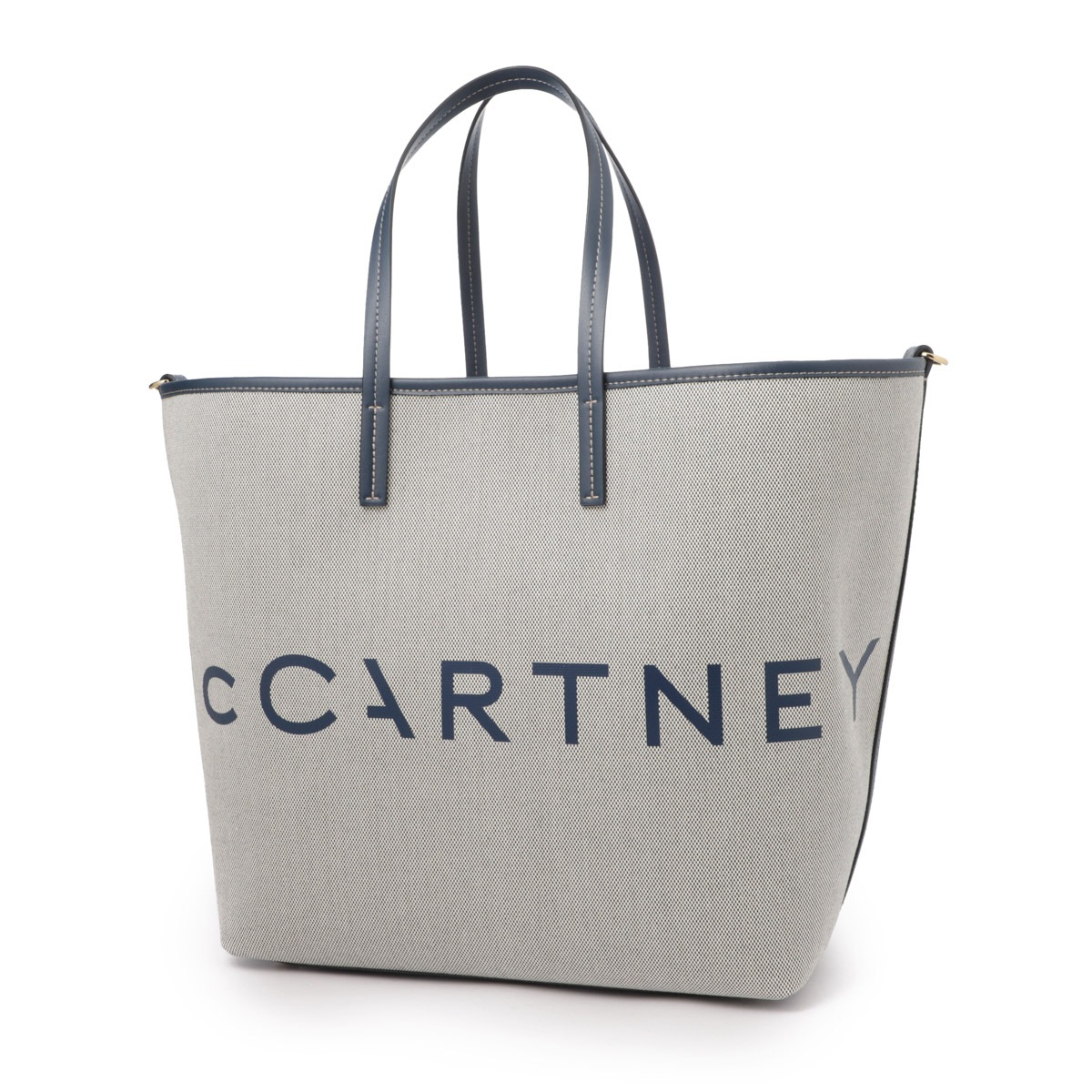 【アウトレット】STELLA McCARTNEY ステラマッカートニー トートバッグ/LOGO CANVAS BEACH TOTE BAG レディース
