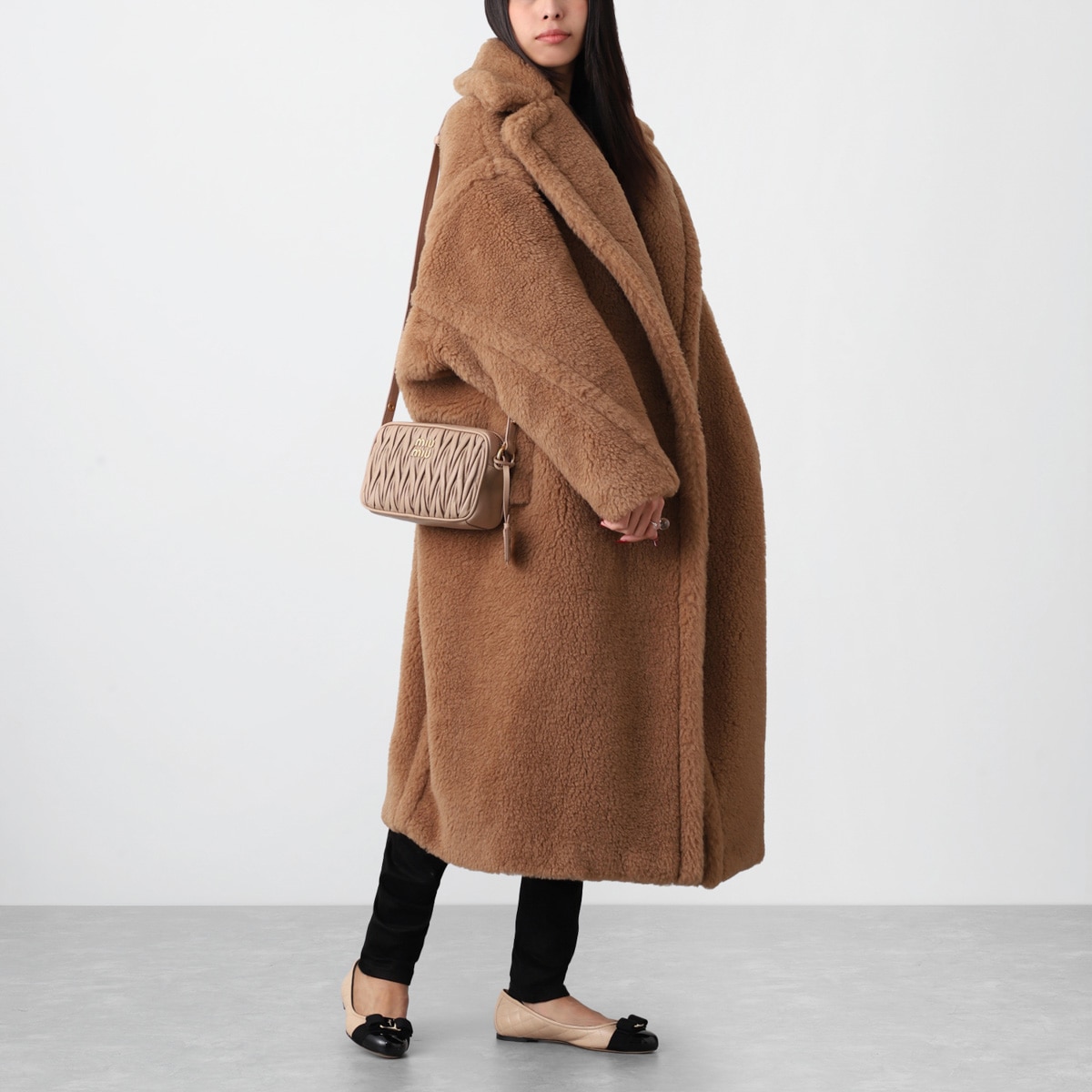 【送料込み】miu miu★SALE★5BG280 MIU MIU 5BG231_2F81 IVY CORDUROY SHOPPING BAG (MiuMiu/トート