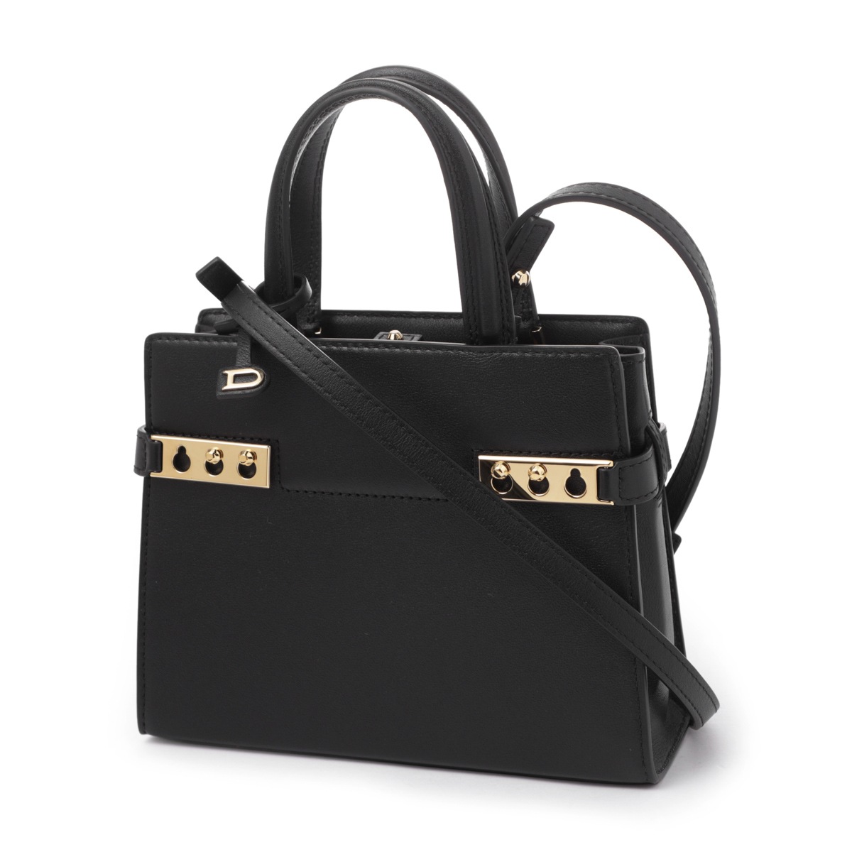 【アウトレット】DELVAUX デルヴォー ハンドバッグ 2WAY/ショルダーバッグ/TEMPETE CRUSH SMALL SILKY CALF レディース
