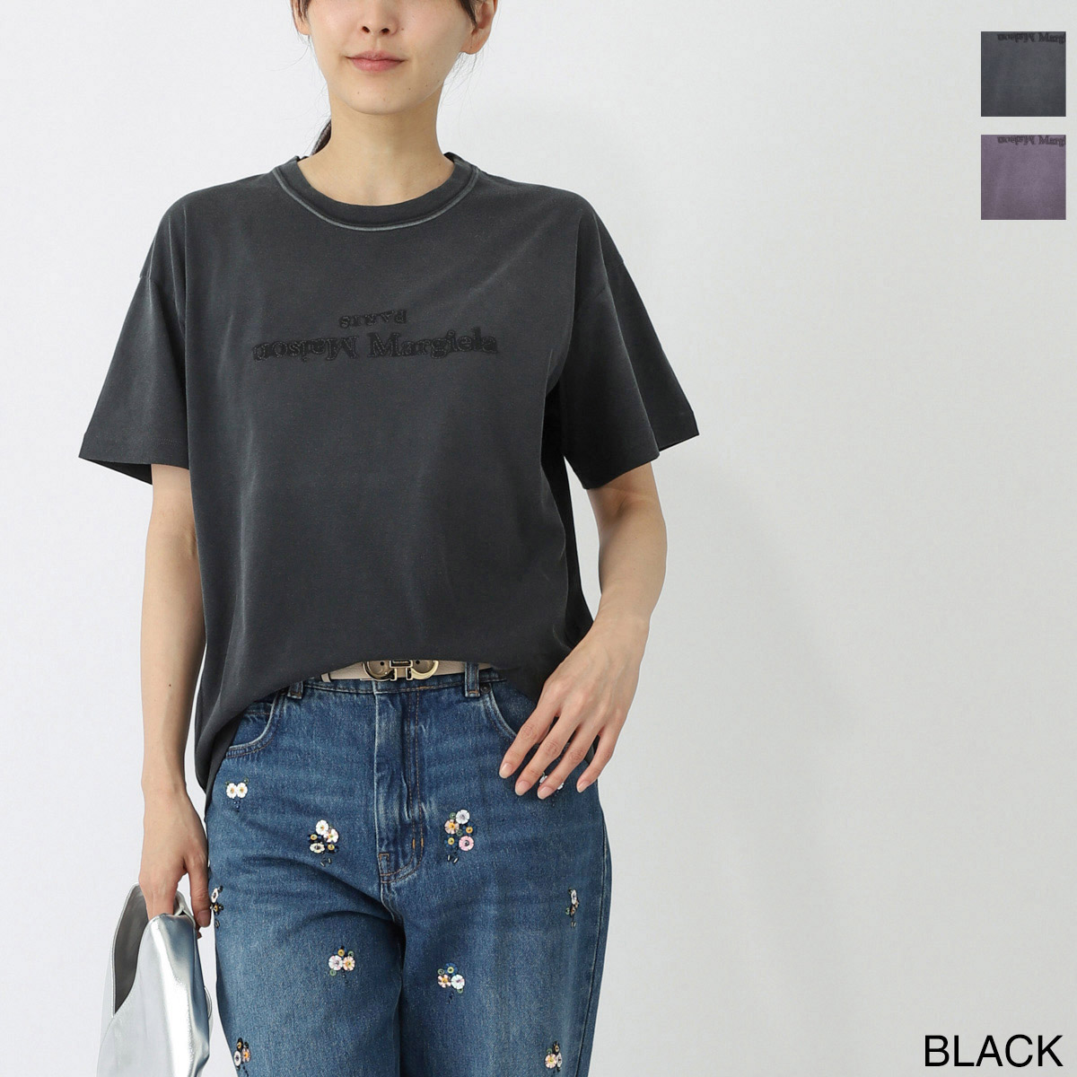 Maison Margiela クルーネックTシャツ 51gc0526-20079 Maison Margiela メゾンマルジェラ クルーネックTシャツ