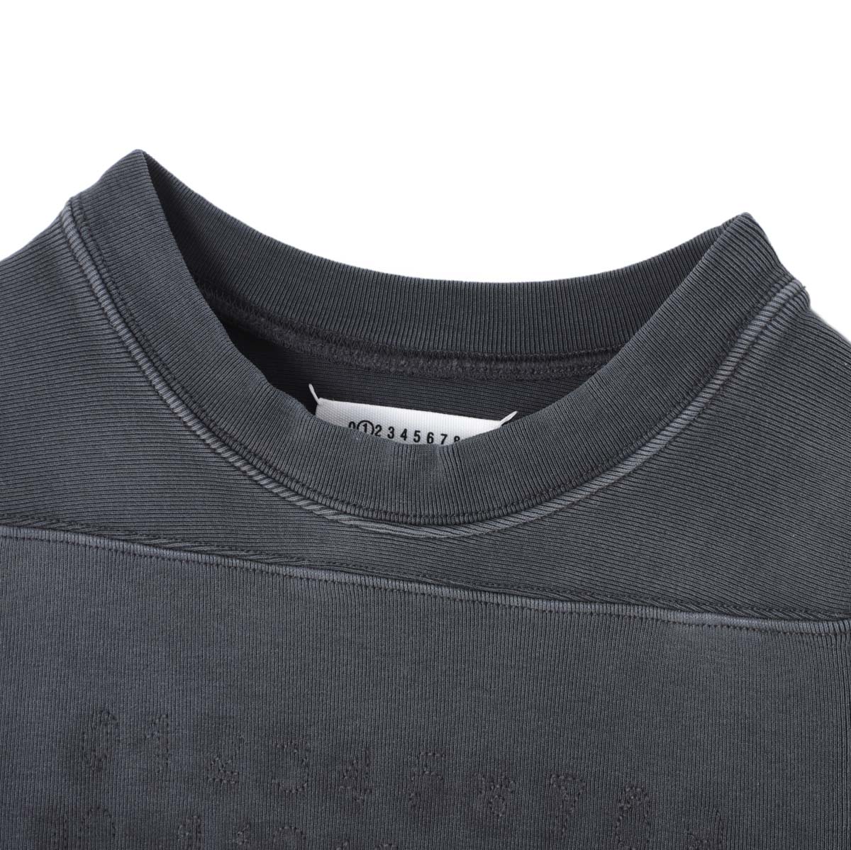 Maison Margiela クルーネック長袖カットソー 51gu0129-24650 アウトレット】Maison Margiela メゾンマルジェラ クルーネック
