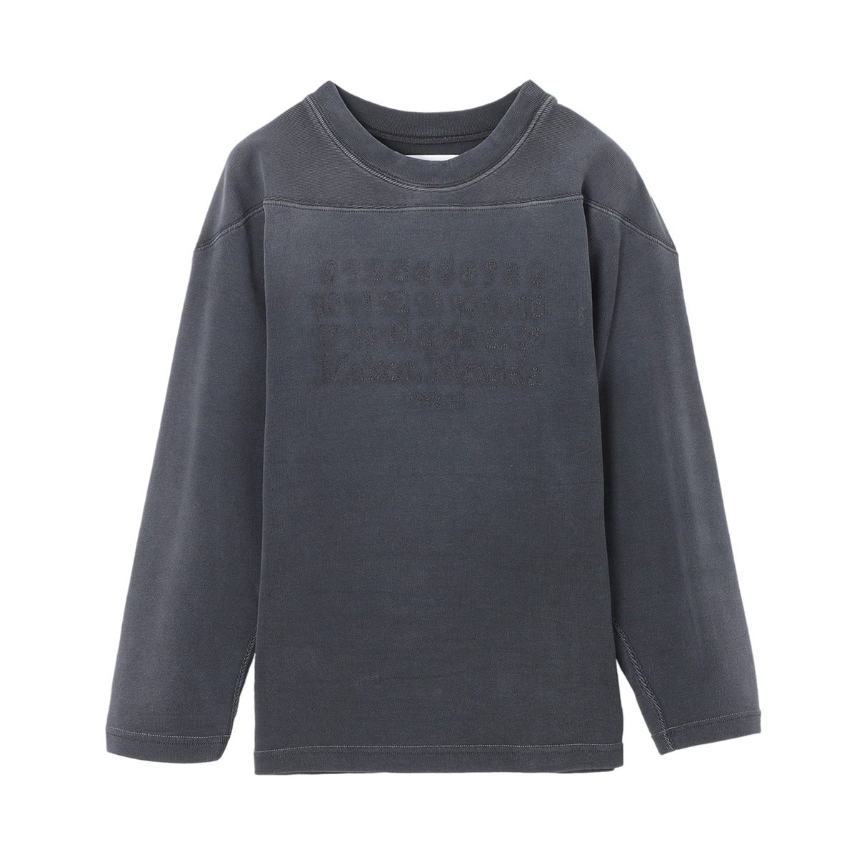 Maison Margiela クルーネック長袖カットソー 51gu0129-24650 アウトレット】Maison Margiela メゾンマルジェラ クルーネック