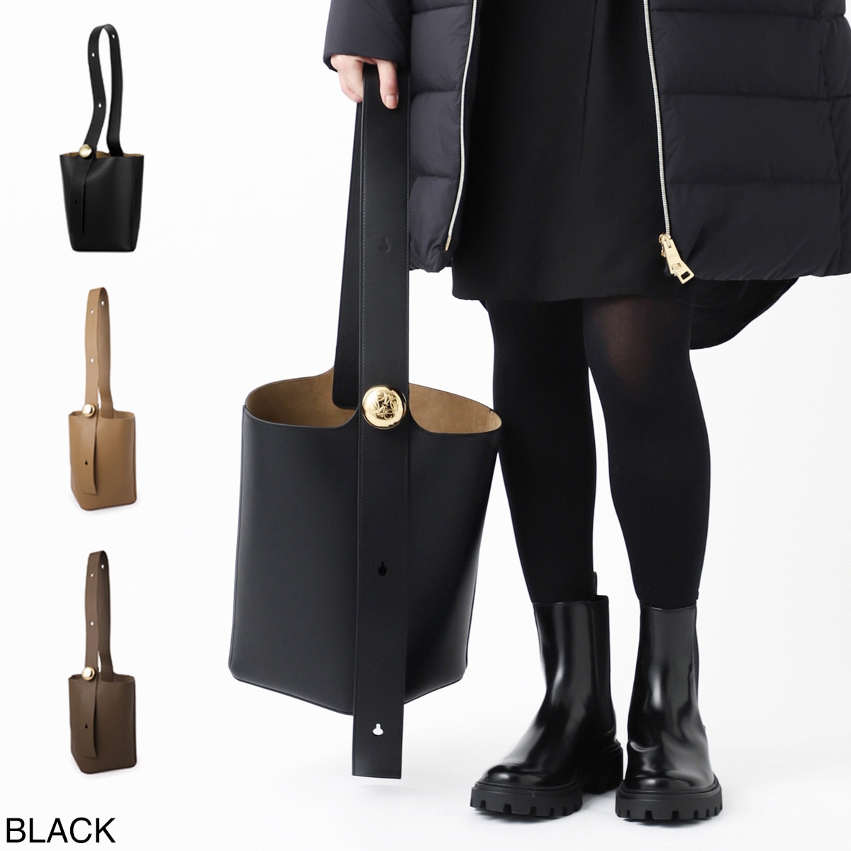 LOEWE ロエベ バケットバッグ 3WAY/ショルダーバッグ/PEBBLE BUCKET MEDIUM レディース