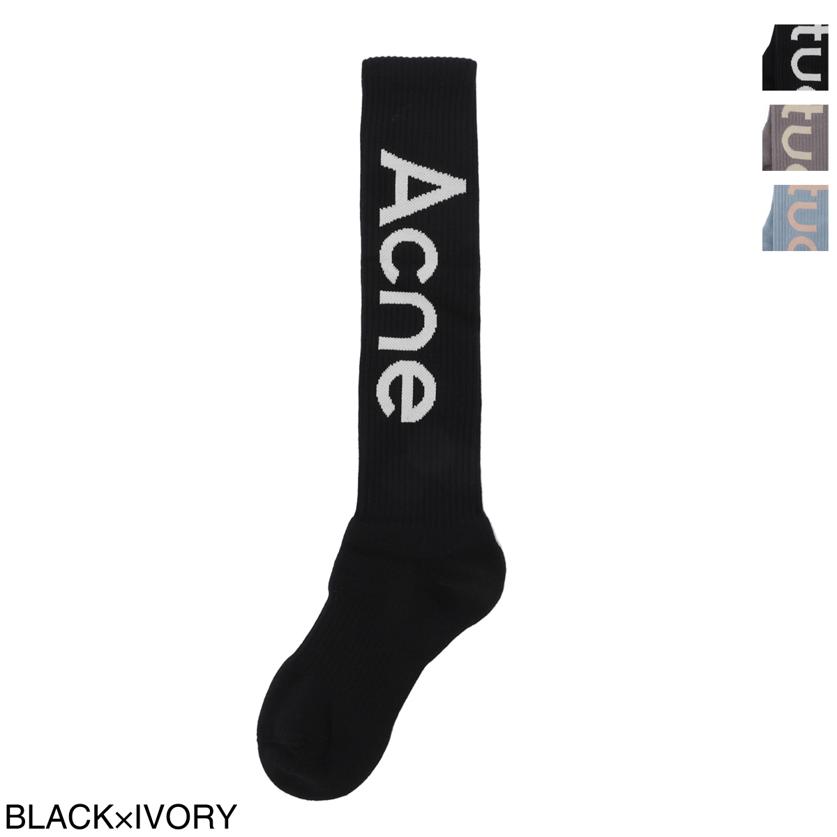 Acne Studios アクネストゥディオズ ハイソックス 靴下 ロゴ