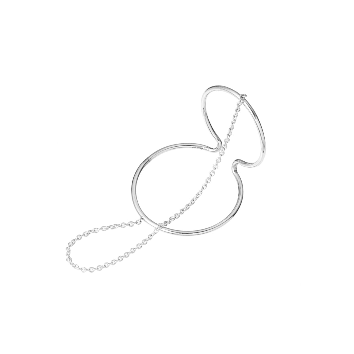 SASKIA DIEZ サスキアディツ イヤーカフ/WIRE EARCUFF DOUBLE NO2 CHAINED レディース