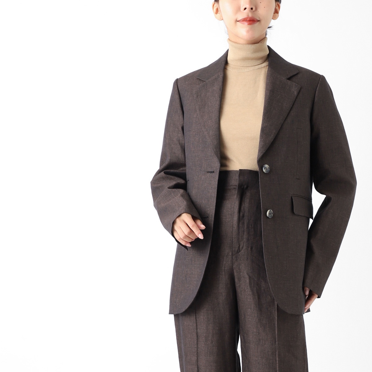 【アウトレット】LOEWE ロエベ 2つボタン ジャケット/シングルジャケット/TAILORED JACKET AF レディース