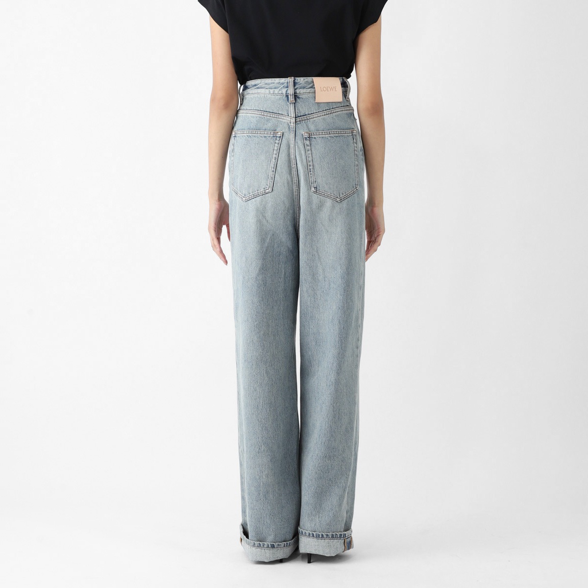 【アウトレット】LOEWE ロエベ ボタンフライジーンズ/BUSTIER HIGH WAISTED JEANS レディース
