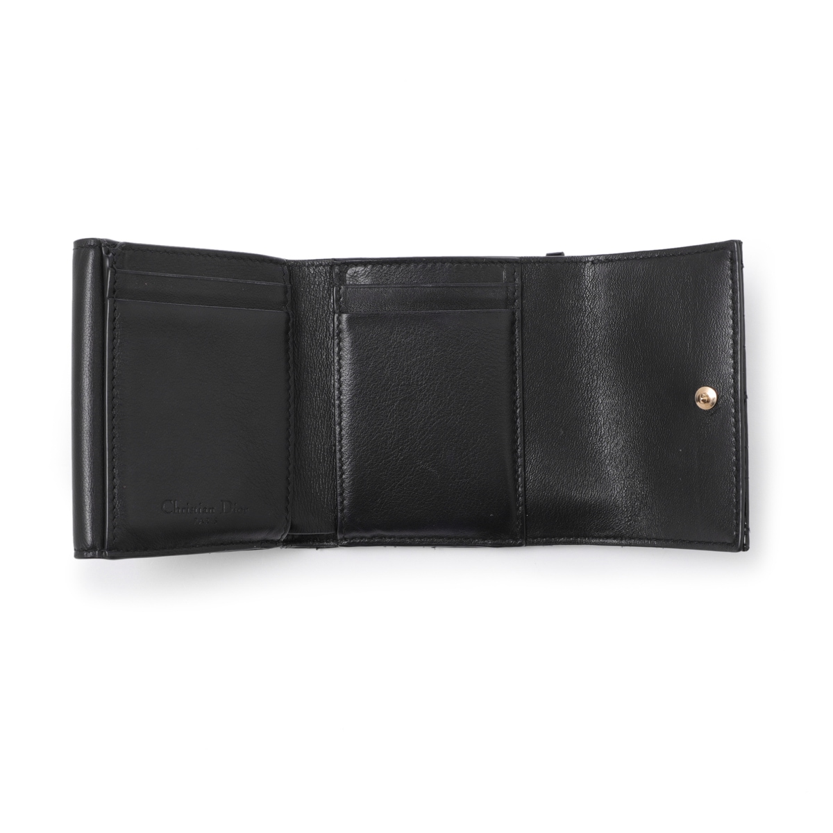 DIOR ディオール 3つ折り財布 小銭入れ付き/コンパクトウォレット/LADY