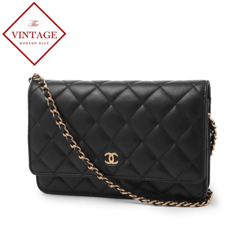 CHANELチェーンウォレット長財布 CHANEL シャネル 長財布 小銭入れ付き/チェーンウォレット