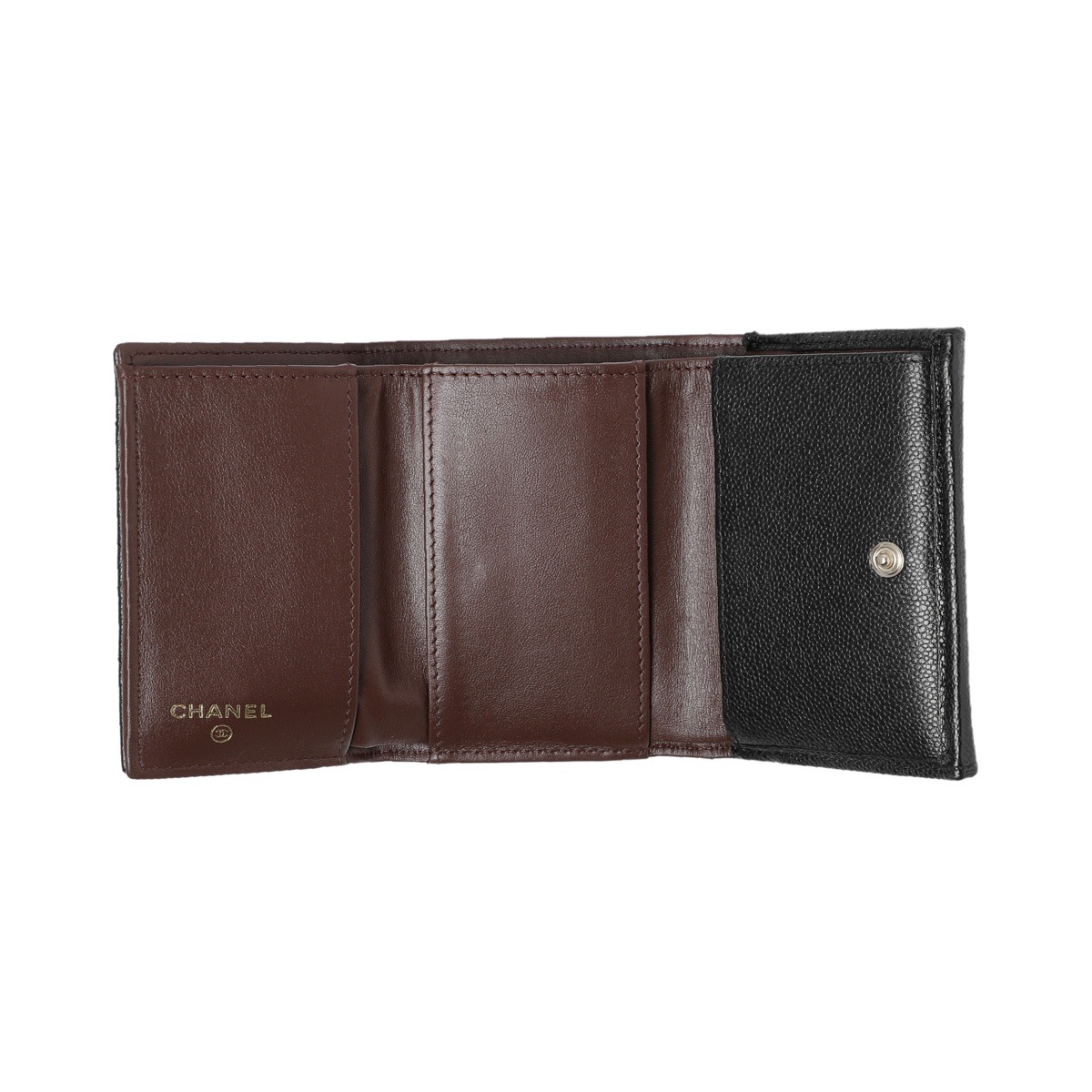 CHANEL シャネル 3つ折り財布 小銭入れ付き/コンパクトウォレット/MATELASSE AP0230【返品交換不可】 レディース