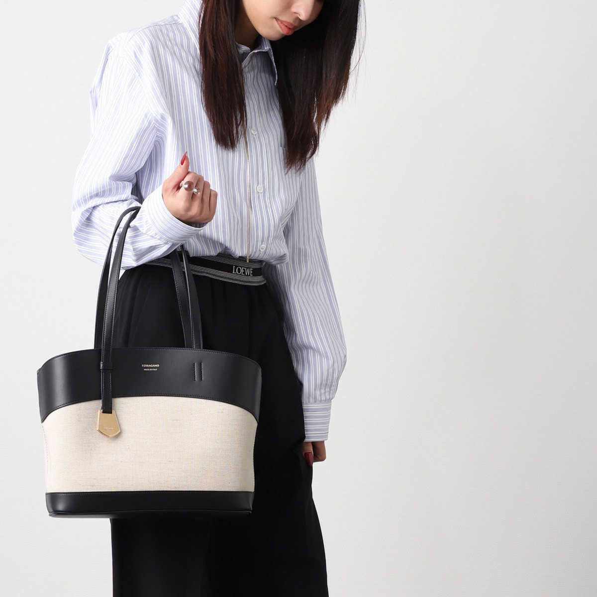 FERRAGAMO フェラガモ トートバッグ/CHARMING TOTE レディース