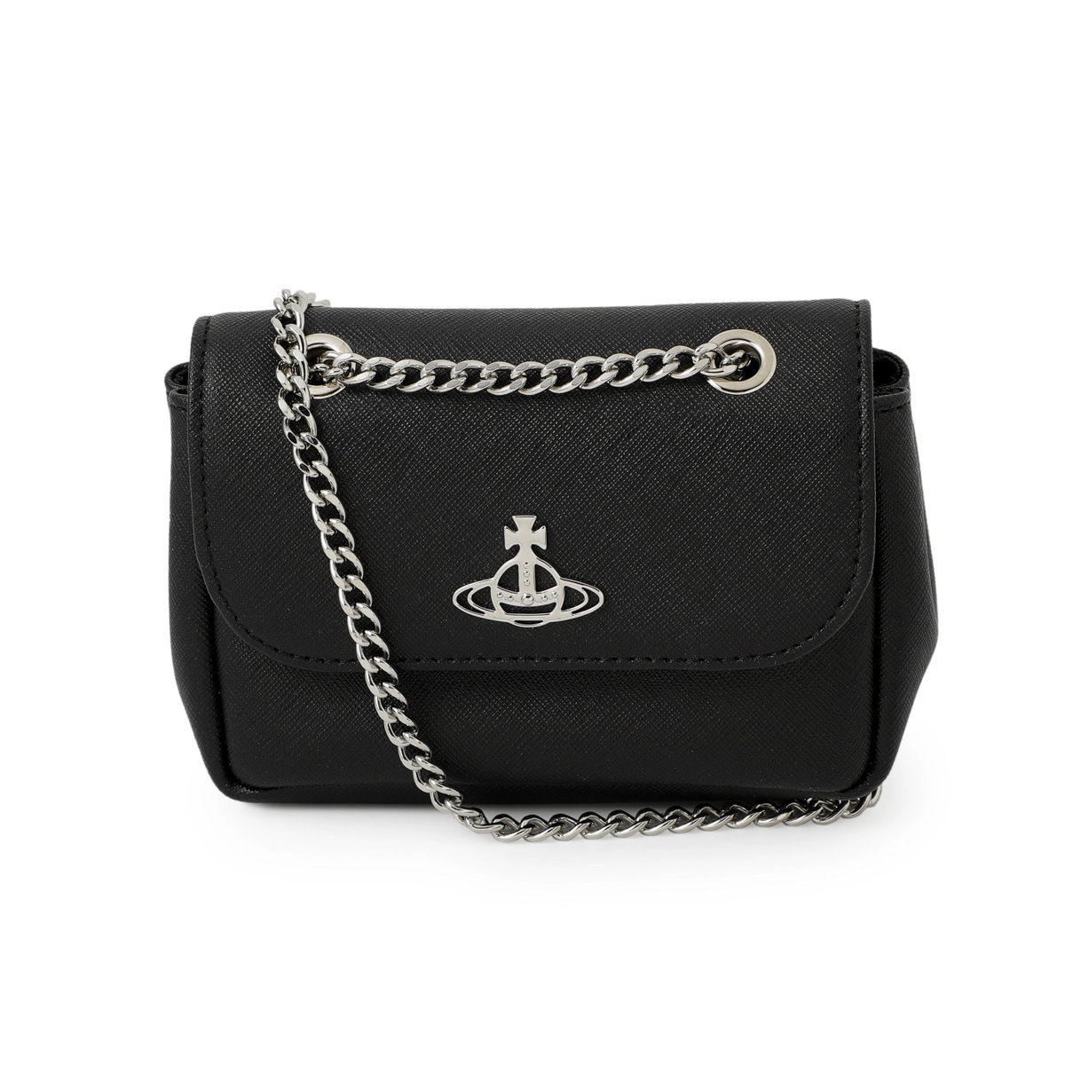 Vivienne Westwood ヴィヴィアンウエストウッド ショルダーバッグ/ミニバッグ/BIOGREEN SAFFIANO SHOULDER BAG S レディース