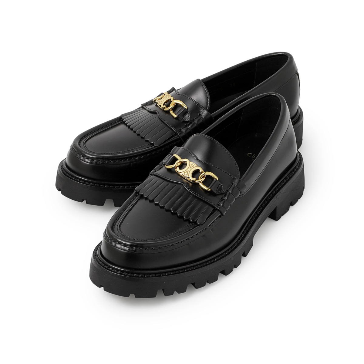 CELINE セリーヌ ローファー/MARGARET POLISHED BULL レディース