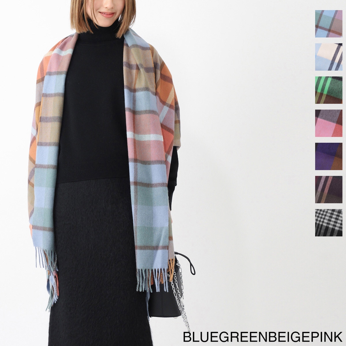 Joshua Ellis ジョシュアエリス カシミヤ大判ストール/ストール/CPG レディース