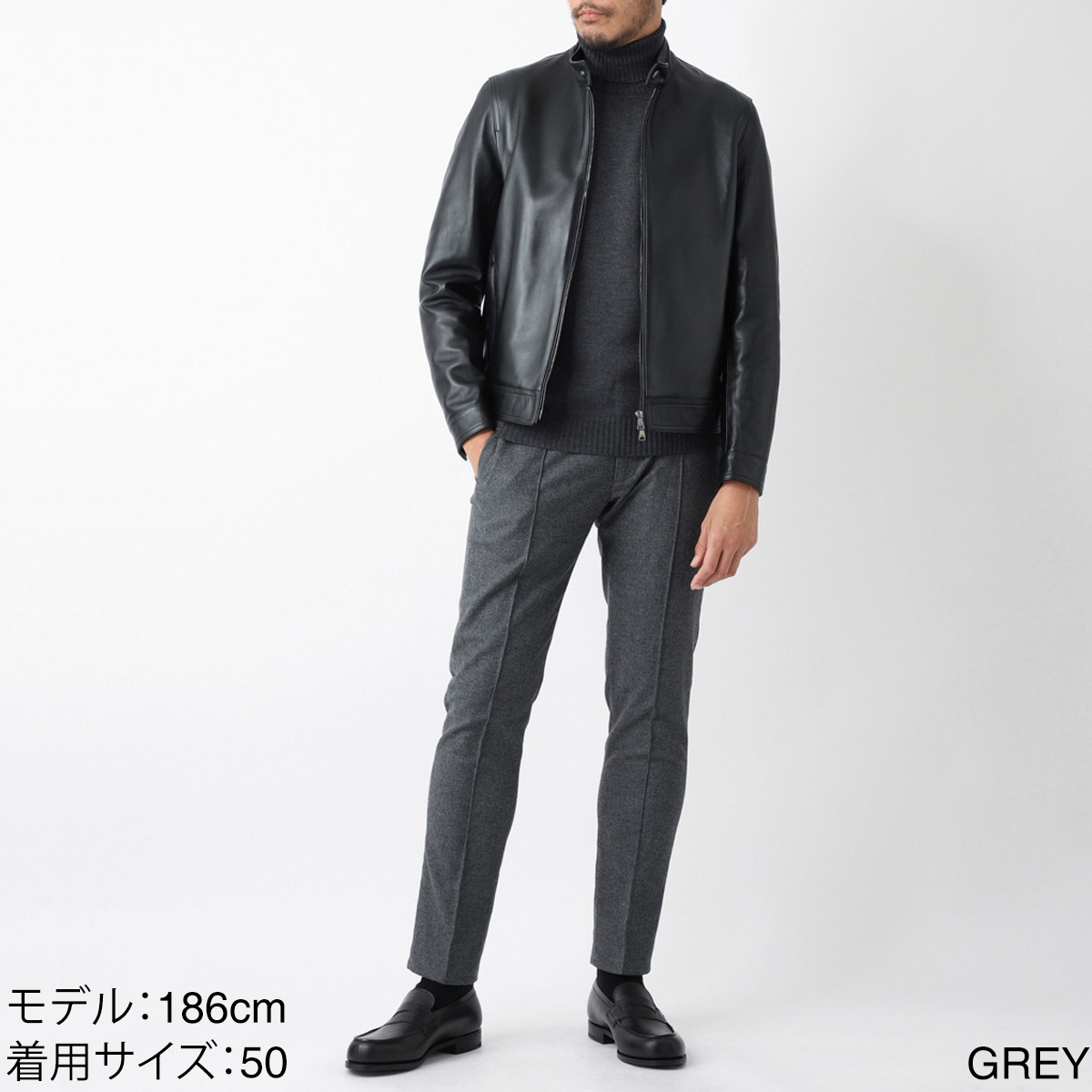 Gran Sasso グランサッソ タートルネックニット【大きいサイズ