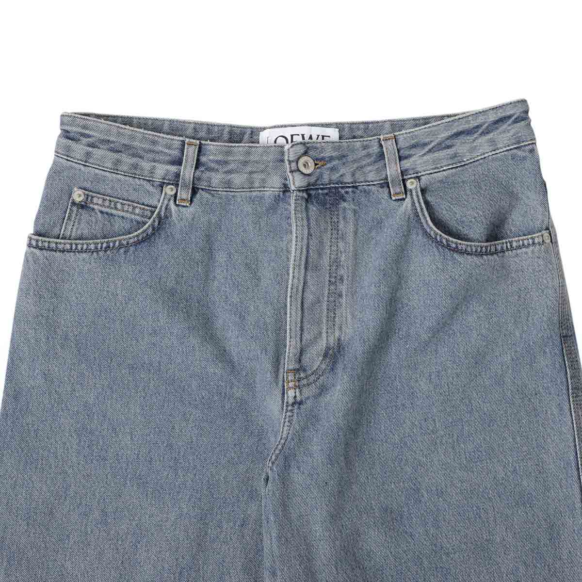 LOEWE ロエベ ボタンフライジーンズ/バギージーンズ/ANAGRAM BAGGY